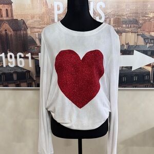 Wildfox heart sweater